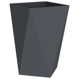 Planter 2 pcs Anthracite 50 x 50 x 75 cm Steel - 45-Degree Angle
