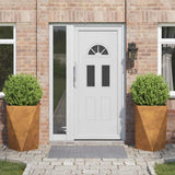 Planter 2 pcs Rusty 50 x 50 x 75 cm Weathering Steel