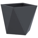 Planter 2 pcs Anthracite 30 x 30 x 30 cm Steel - 45-Degree Angle