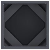Planter 2 pcs Anthracite 30 x 30 x 30 cm Steel
