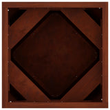 Planter Rusty 30 x 30 x 30 cm Weathering Steel - Close-Up Angle