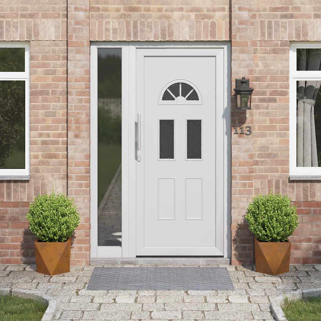 Planter 2 pcs Rusty 30 x 30 x 30 cm Weathering Steel