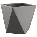 Planter 2 pcs Rusty 30 x 30 x 30 cm Weathering Steel - 45-Degree Angle