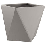 Planter 2 pcs Rusty 40 x 40 x 40 cm Weathering Steel - 45-Degree Angle