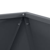 Planter Anthracite 50 x 50 x 50 cm Steel