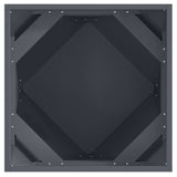 Planter Anthracite 50 x 50 x 50 cm Steel