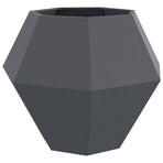 Planter Anthracite 100 x 100 x 80 cm Steel