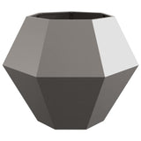 Planter Rusty 100 x 100 x 80 cm Weathering Steel - Front View