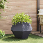 Planter Anthracite 75 x 75 x 60 cm Steel