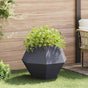 Planter Anthracite 75 x 75 x 60 cm Steel