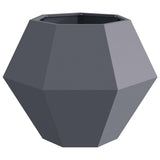 Planter Anthracite 75 x 75 x 60 cm Steel - 45-Degree Angle