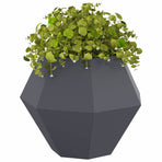 Planter Anthracite 75 x 75 x 60 cm Steel