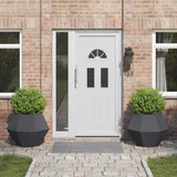 Planter 2 pcs Anthracite 75 x 75 x 60 cm Steel