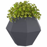 Planter 2 pcs Anthracite 75 x 75 x 60 cm Steel