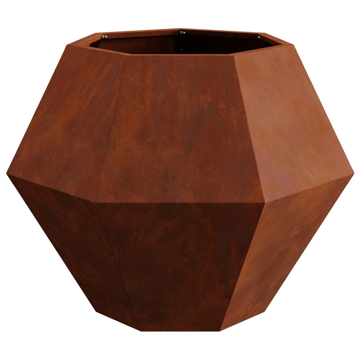 Planter Rusty 75 x 75 x 60 cm Weathering Steel