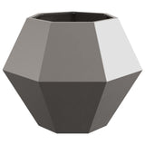 Planter 2 pcs Rusty 75 x 75 x 60 cm Weathering Steel - Rear View