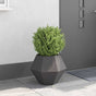Planter Black 50 x 50 x 40 cm Steel