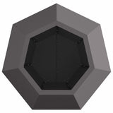 Planter Black 50 x 50 x 40 cm Steel