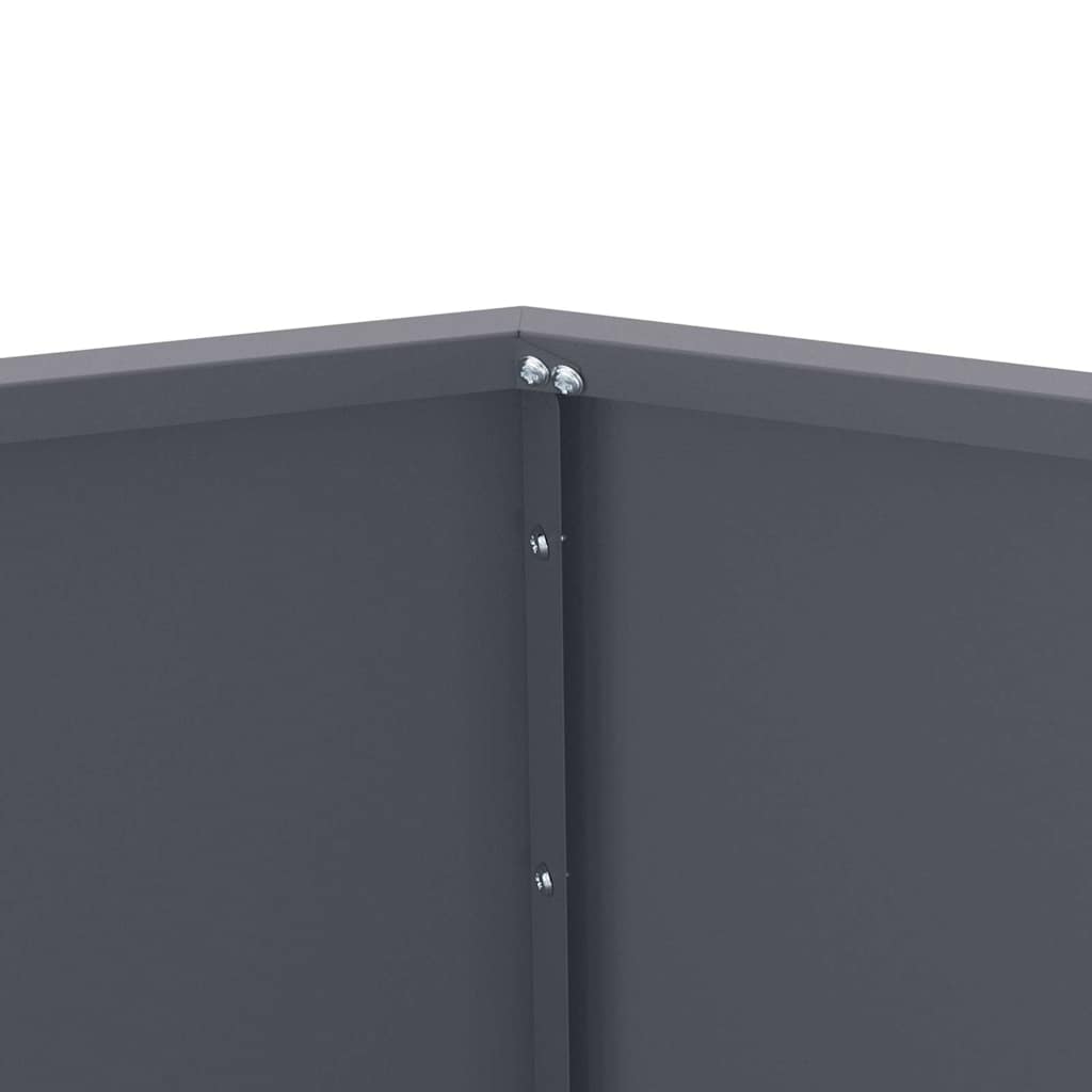 Planter Anthracite 50 x 50 x 40 cm Steel