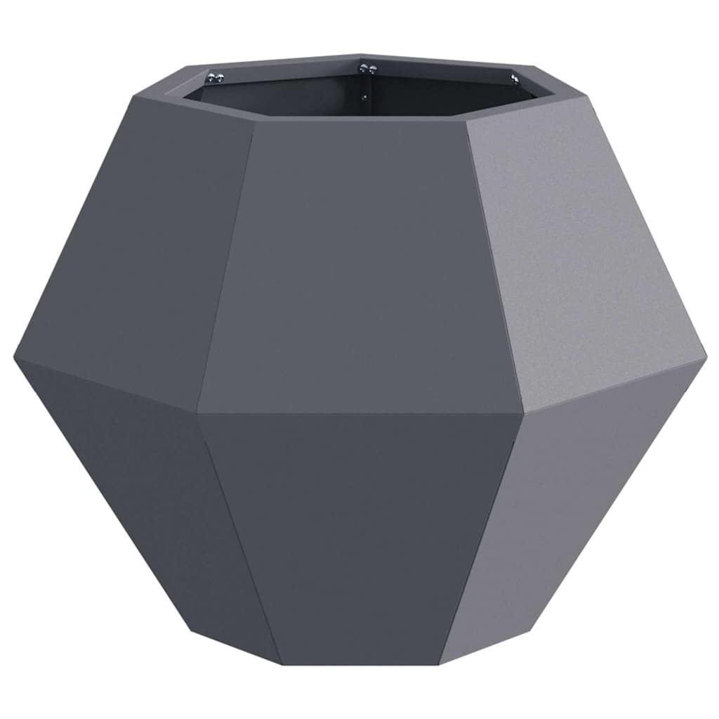 Planter Anthracite 50 x 50 x 40 cm Steel