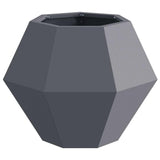 Planter Anthracite 50 x 50 x 40 cm Steel - 45-Degree Angle