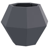 Planter 2 pcs Anthracite 50 x 50 x 40 cm Steel - 45-Degree Angle
