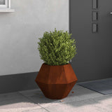 Planter Rusty 50 x 50 x 40 cm Weathering Steel