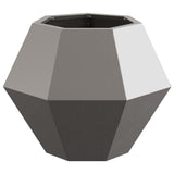 Planter Rusty 50 x 50 x 40 cm Weathering Steel - Front View