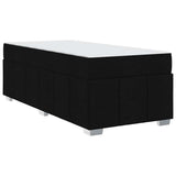 Bed Frame with Mattress Black 90 x 190 cm Fabric - Extra Image