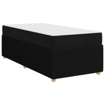 Bed Frame Black 90 x 190 cm Fabric