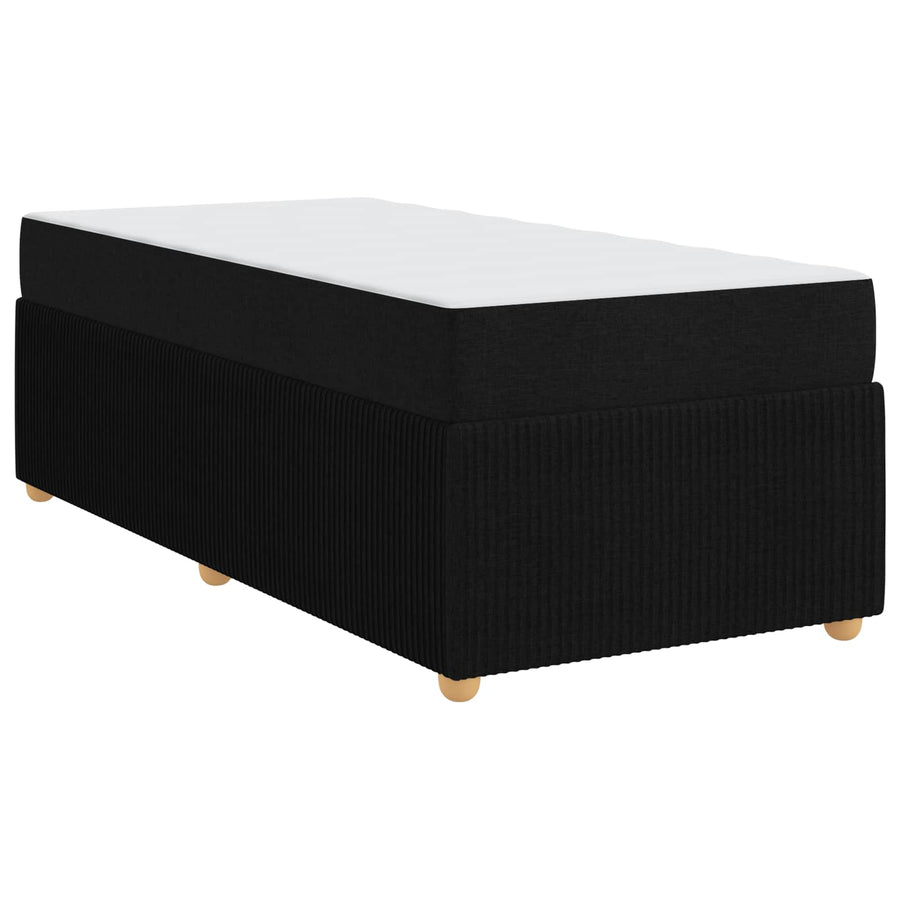 Bed Frame Black 90 x 190 cm Fabric