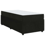 Bed Frame Black 90 x 190 cm Fabric