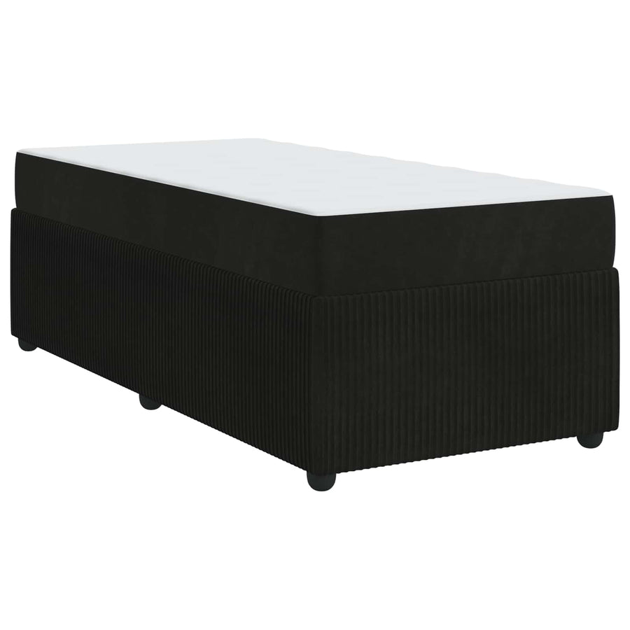 Bed Frame Black 90 x 190 cm Fabric