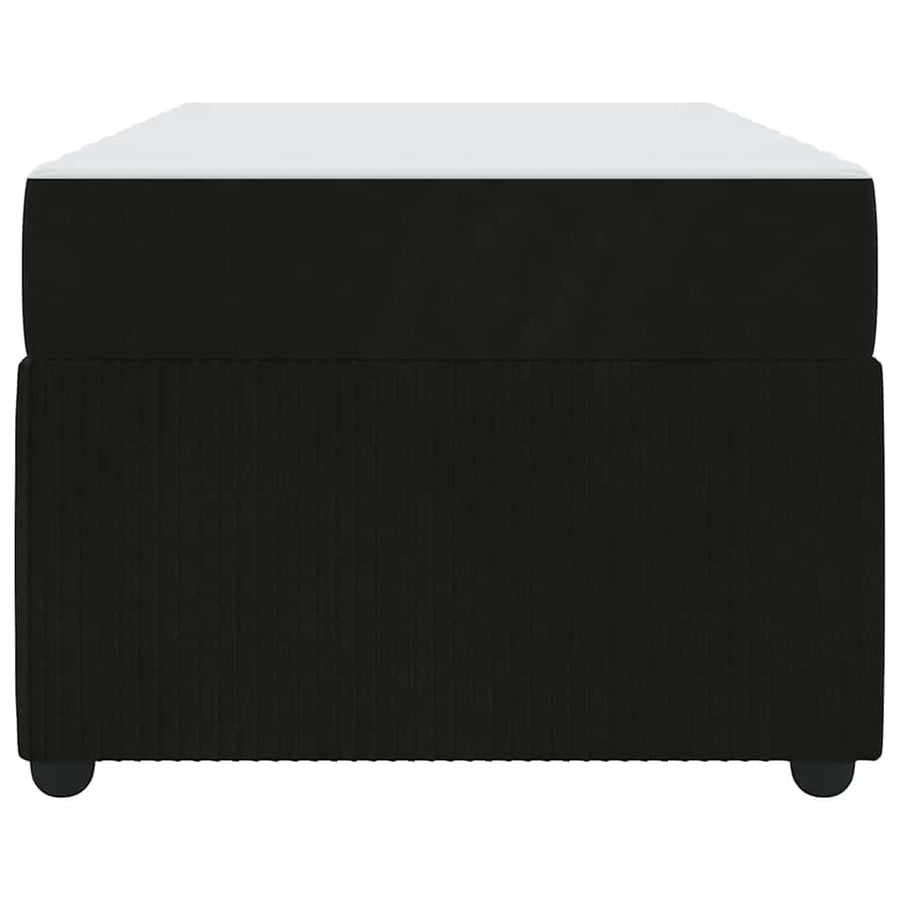 Bed Frame Black 90 x 190 cm Fabric