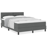 Box Spring Bed with Headboard Manual White 203 x 152 x 88 cm - Top-Down View