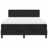 Box Spring Bed Argyle Manual Black and White 203 x 152 x 88 cm - Close-Up Angle