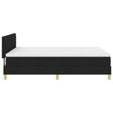 Box Spring Bed Geometric Black and White 193 x 137 x 88 cm - Extra Image