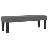 Box Spring Bed with Cushion Dark Grey 152 x 200 cm Fabric - Top-Down View
