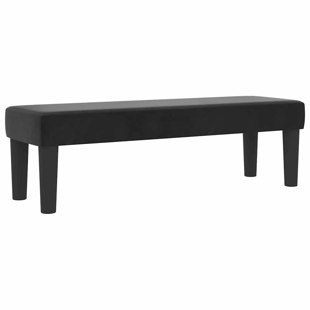 Box Spring Bed Black and White 137 x 187 cm Velvet