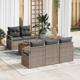 Garden Sofa Set 6 pcs Grey