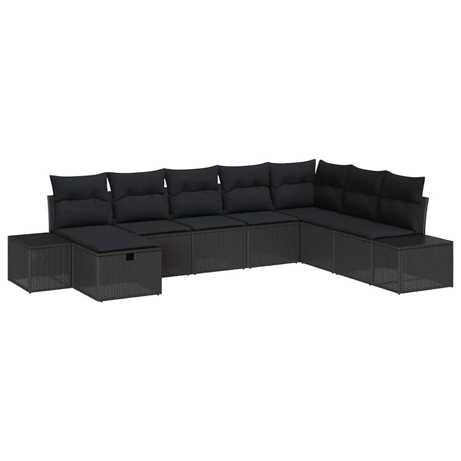 8 pcs Black