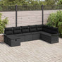 Garden Sofa Set 8 pcs Poly rattan