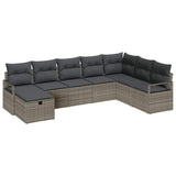 Sofa Set 5 pcs Poly Rattan