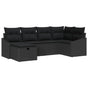 Sofa Set 7 pcs Poly Rattan