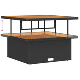 Garden Sofa Set with Cushion 13 pcs Black Poly rattan - Extra Image