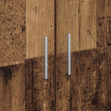 Highboard 70 x 33.5 x 180 cm Engineered Wood Old Wood