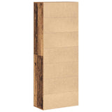 Highboard 70 x 33.5 x 180 cm Engineered Wood Old Wood - Low Angle