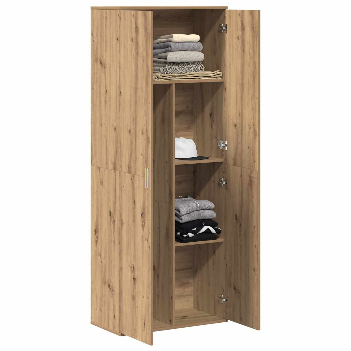 Highboard 70 x 33.5 x 180 cm Engineered Wood Artisan Oak
