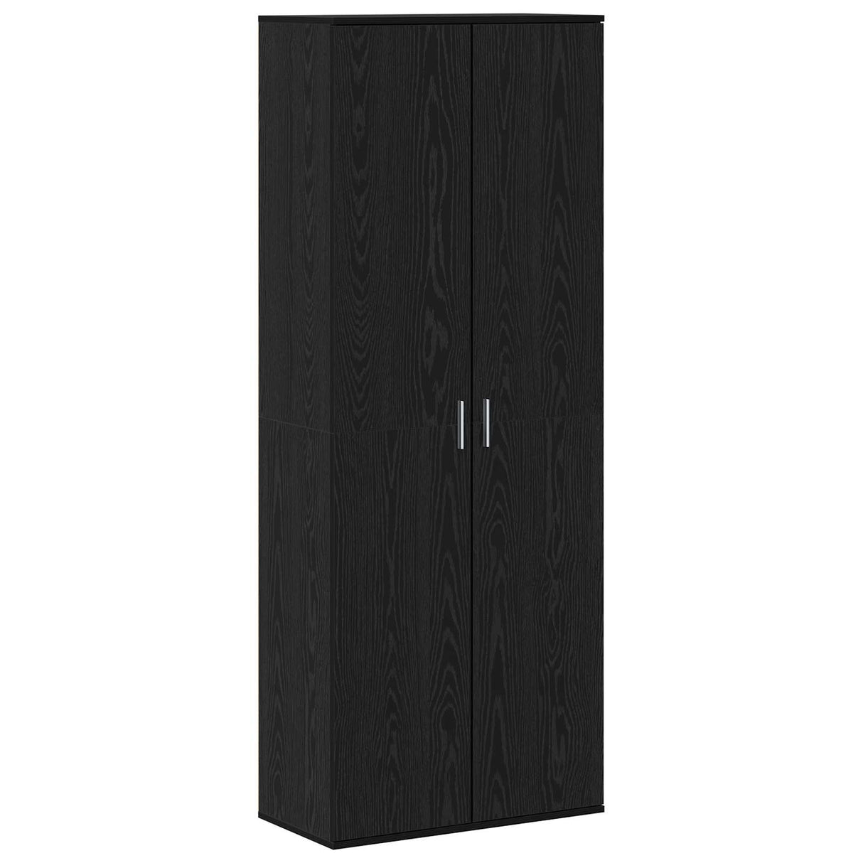 Highboard 70 x 33.5 x 180 cm Engineered Wood Black Oak
