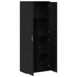 Highboard 70 x 33.5 x 180 cm Engineered Wood Black Oak